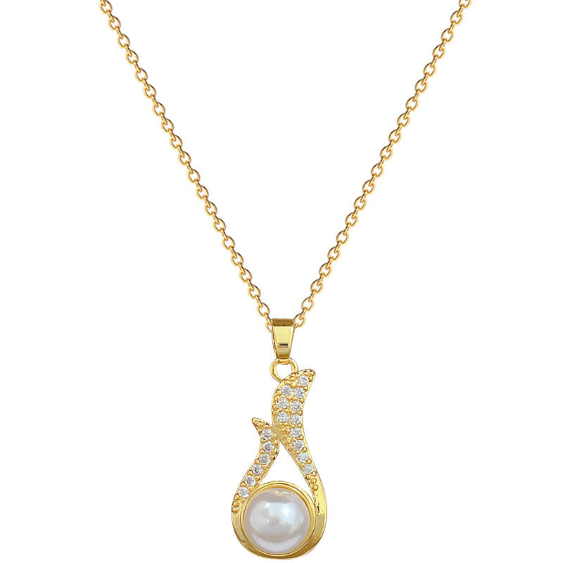 Fox Tail & Pearl Set