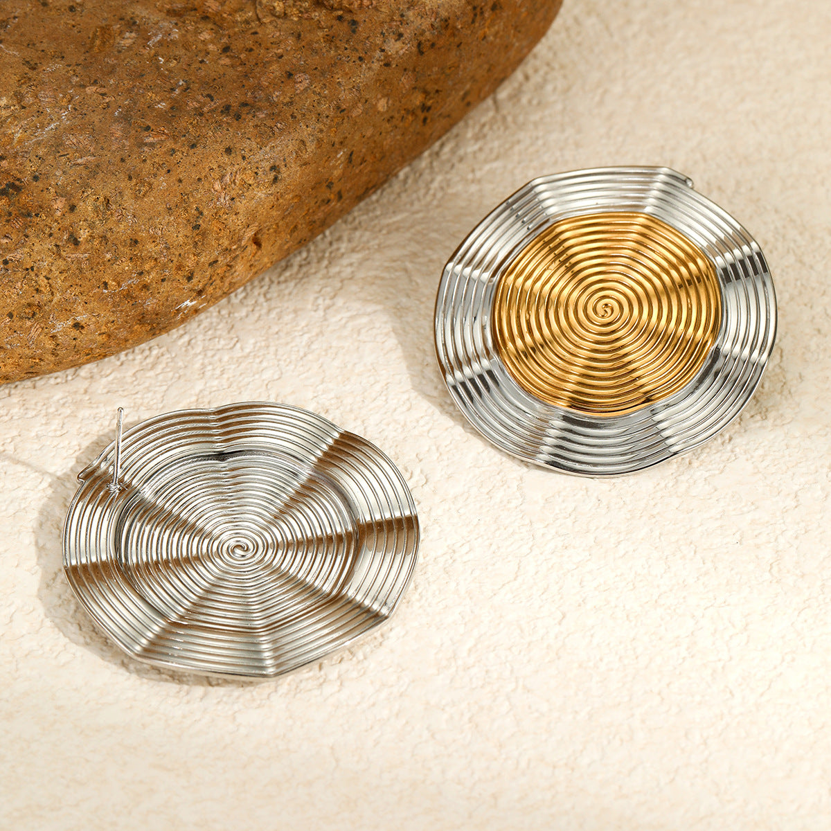 Stainless Steel earrings.