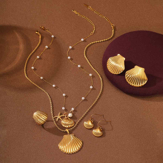 Starfish Scallop Shell Set