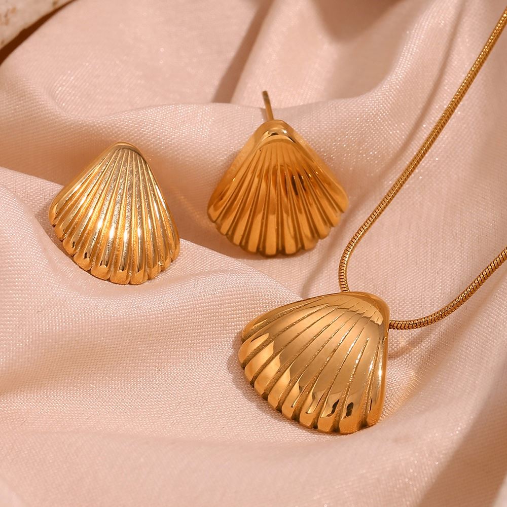 Shell Design Jewelry Set