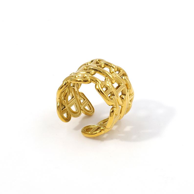 Stainless Steel Bangle & Ring