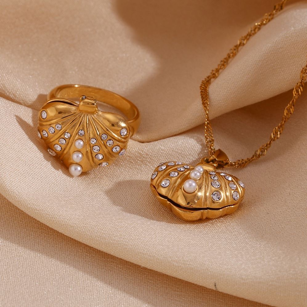 Shell Design Jewelry Set