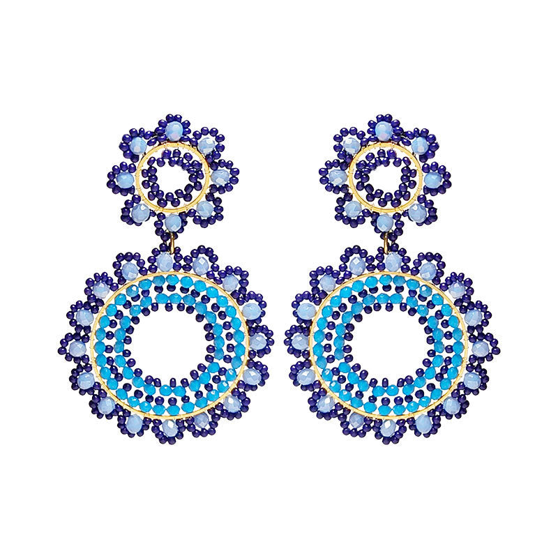 Round Light Blue