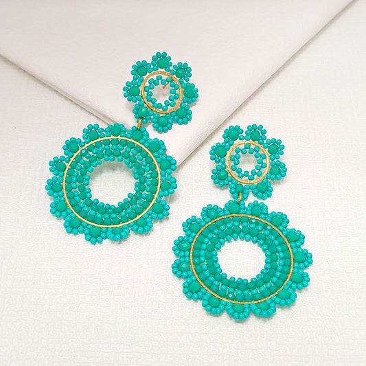 Round Turquoise